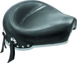 Mustang 82-03 Harley Sportster Wide Touring Solo Seat w/Studs - Black thumbnail 1
