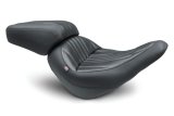 Mustang 18-21 Harley Low Rider & Sport Glide Standard Touring Passenger Seat Dagger - Black thumbnail 1