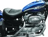 Mustang 82-03 Harley Sportster Wide Touring Solo Seat - Black thumbnail 1
