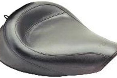 Mustang 91-05 Harley Dyna Wide Touring Solo Seat - Black thumbnail 1