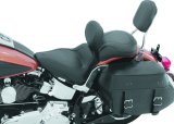 Mustang 03-08 Kawasaki Vulcan 1600 Classic, 05-08 Nomad Standard Touring 2PC Seat - Black thumbnail 2