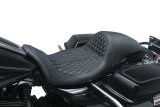 Mustang 08-21 Harley Electra Glide,Rd Glide,Rd King ,Str Glide Hightail Fastback 1PC Seat - Black thumbnail 1