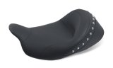 Mustang 08-21 Harley Electra Glide Std,Rd Glide,Rd King,Str Glide Touring Solo Seat w/Studs - Black thumbnail 1