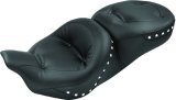 Mustang 08-21 Harley Electra Glide,Rd Glide,Rd King,Street Glide Std Tour 1PC Seat w/Studs - Black thumbnail 2
