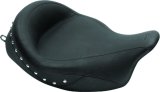 Mustang 08-21 Harley Electra Glide Std,Rd Glide,Rd King,Str Glide Touring Solo Seat w/Studs - Black thumbnail 2