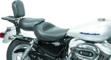 Mustang 04-21 Harley Sportster Wide Touring 1PC Seat - Black thumbnail 2