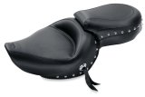 Mustang 04-21 Harley Sportster Wide Touring 1PC Seat w/Studs- Black thumbnail 1