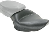 Mustang 04-21 Harley Sportster 4.5 Gallon Wide Touring Solo Seat - Black thumbnail 1