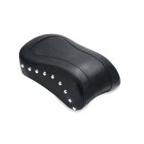 Mustang 00-15 Harley Softail Standard Rear Tire Wide Touring Passenger Seat w/Studs - Black thumbnail 3