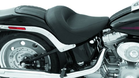 Mustang 06-17 Harley Softail Wide Tire (200mm) Wide Touring Solo Seat - Black thumbnail 4