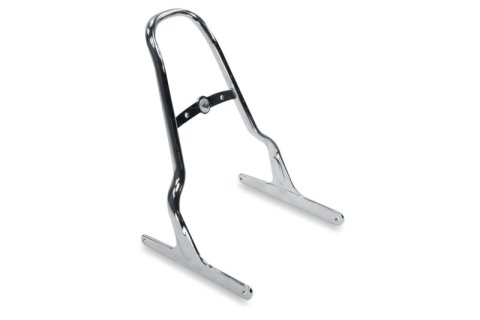 Mustang Harley Sissy Bar Pad for HD Detachable Sissy Bar(9 inch x 8 inch) - Black