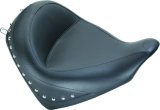 Mustang 10-21 Honda VT1300CX Fury Wide Touring Solo Seat w/Studs - Black thumbnail 1