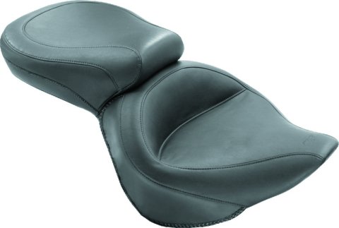 Mustang 06-17 Harley Softail Wide Tire (200mm) Wide Touring 1PC Seat - Black