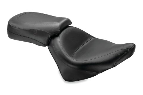 Mustang 03-17 Victory Vegas, Kingpin, 05-07 8-Ball Standard Touring 2PC Seat - Black thumbnail 1