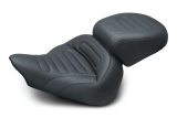Mustang 13-17 Harley Softail Breakout Standard Touring Solo Seat Trapezoid - Black thumbnail 1