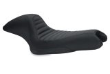 Mustang 04-21 Harley Sportster Cafe Solo Seat - Black thumbnail 1
