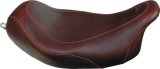 Mustang 08-21 Harley Electra Glide Std,Rd Glide,Rd King,Str Glide Tripper Solo Seat - Brown thumbnail 2