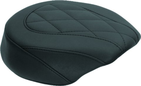 Mustang 04-21 Harley Wide Tripper Passenger Seat Diamond Stitch - Black thumbnail 2