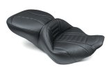 Mustang 97-07 Harley Rd King,06-07 Str Glide,00-05 Eagle Touring 1PC Seat Deluxe - Black thumbnail 1