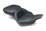 Mustang 97-07 Harley Electra Glide,Rd Glide Super Touring 1PC Seat Deluxe - Black thumbnail 1