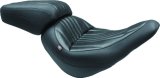 Mustang 00-15 Harley Softail Standard Rear Tire Wide Tripper Passenger Seat - Black thumbnail 2