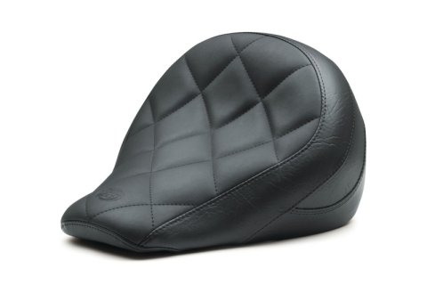 Mustang 18-21 Indian Scout Bobber Standard Touring Solo Seat Diamond Stitch - Black thumbnail 1