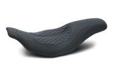 Mustang 97-07 Harley Electra Glide, Rd Glide Fastback 1PC Seat w/ Diamond Stitch - Black thumbnail 1