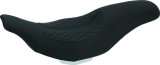 Mustang 97-07 Harley Electra Glide, Rd Glide Fastback 1PC Seat w/ Diamond Stitch - Black thumbnail 2