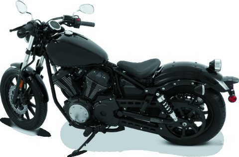 Mustang 14-21 Yamaha Bolt Spring Solo Seat - Black thumbnail 4