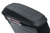 Mustang 80-07 Harley Early FL Touring Saddlebag Lid Covers Diamond Stitch - Black thumbnail 1