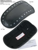 Mustang 98-11 Yamaha V-Star Classic Fender Bib w/Studs - Black thumbnail 1