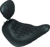 Mustang 97-21 Harley Touring Sissy Bar Pad (12 inch x 9 inch) - Black thumbnail 2