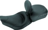 Mustang 97-07 Harley Rd King,06-07 Str Glide,00-05 Eagle Solo Seat w /DBR Black Pearls - Black thumbnail 2