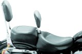 Mustang 82-03 Harley Sportster Wide Touring Solo Seat w/Driver Backrest - Black thumbnail 3