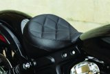 Mustang 00-07 Harley Softail Deuce Sport Touring Recessed Passenger Seat - Black thumbnail 2