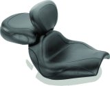Mustang 2004 Kawasaki VZ1600 Marauder,04 Blvd,05 M95 Sport Touring 2PC Seat w/ DBR - Black thumbnail 2