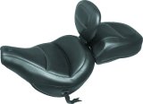 Mustang 18-21 Harley Heritage Classic Standard Deluxe Touring Solo Seat w/Driver Backrest - Black thumbnail 2