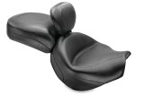 Mustang 04-10 Kawasaki Vulcan 2000 Classic,LT Standard Touring 2PC Seat w/Driver Backrest - Black thumbnail 1