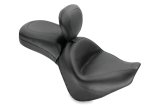 Mustang 06-21 Kawasaki Vulcan 900 Classic, Custom Touring 1PC Seat w/Driver Backrest - Black thumbnail 2
