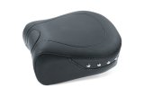 Mustang 97-07 Harley Electra Glide, Rd Glide Lowdown Standard Touring Passenger Seat w/Studs -Black thumbnail 1