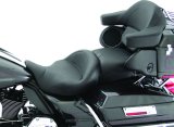 Mustang 08-21 Harley Electra Glide, Rd Glide, Rd King, Str Glide Super Touring 1PC Seat - Black thumbnail 1