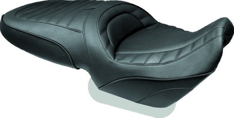 Mustang 08-21 Harley Electra Glide Std, Rd Glide, Rd King, Str Glide Touring Backrest Regal -Black thumbnail 2