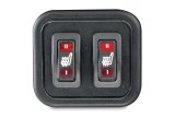 Mustang 08-21 Harley Electra Glide,Rd Glide,Rd King,Str Glide Touring Heated 1PC Seat Studs-Black thumbnail 1