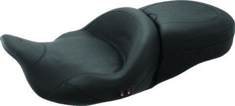 Mustang 08-21 Harley Electra Glide, Rd Glide, Rd King, Str Glide Touring Deluxe 1PC Seat - Black thumbnail 2