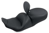 Mustang 97-07 Harley Rd King,06-07 Str Glide,00-05 Eagle Lowdown Touring 1PC Seat w/DBR - Black thumbnail 1