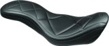 Mustang 08-21 Harley Electra Glide, Rd Glide, Rd King, Str Glide Lowdown 1PC Seat w/DBR - Black thumbnail 2