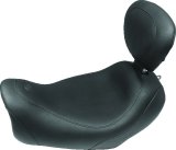 Mustang 08-21 Harley Electra Glide, Rd Glide, Rd King, Glide Lowdown 1PC Seat w/DBR Studs - Black thumbnail 2