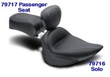 Mustang 84-06 Harley Standard Rear Tire Standard Touring Passenger Seat - Black thumbnail 1