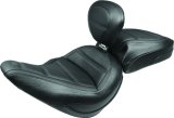 Mustang 84-06 Harley Standard Rear Tire Standard Touring Passenger Seat - Black thumbnail 2
