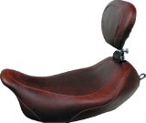 Mustang 08-21 Harley Electra Glide Std,Rd Glide,Rd King,Str Glide Wide Tripper Solo Seat - Brown thumbnail 2